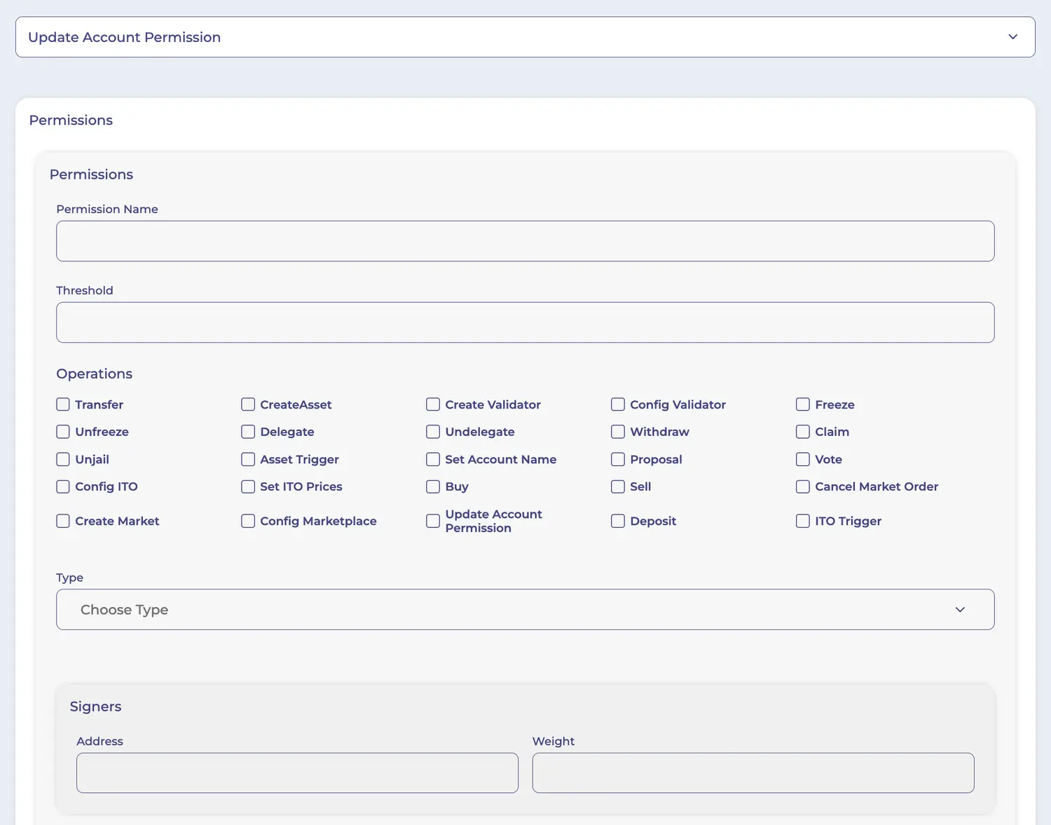 CBDC permissions