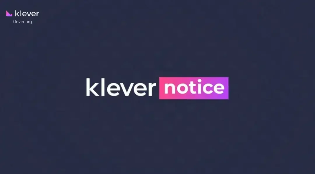 klever notice