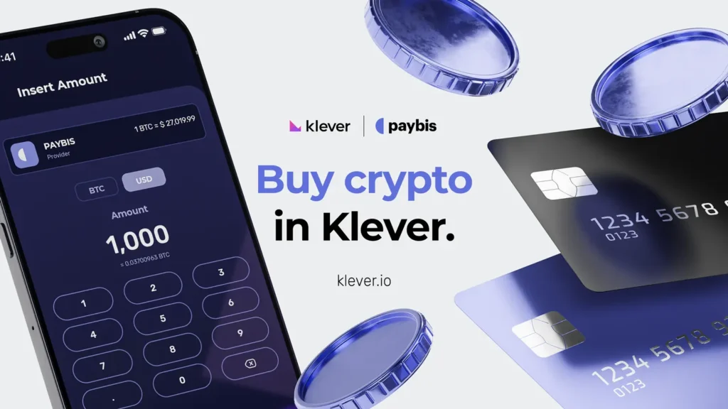 buy crypto in klever wallet