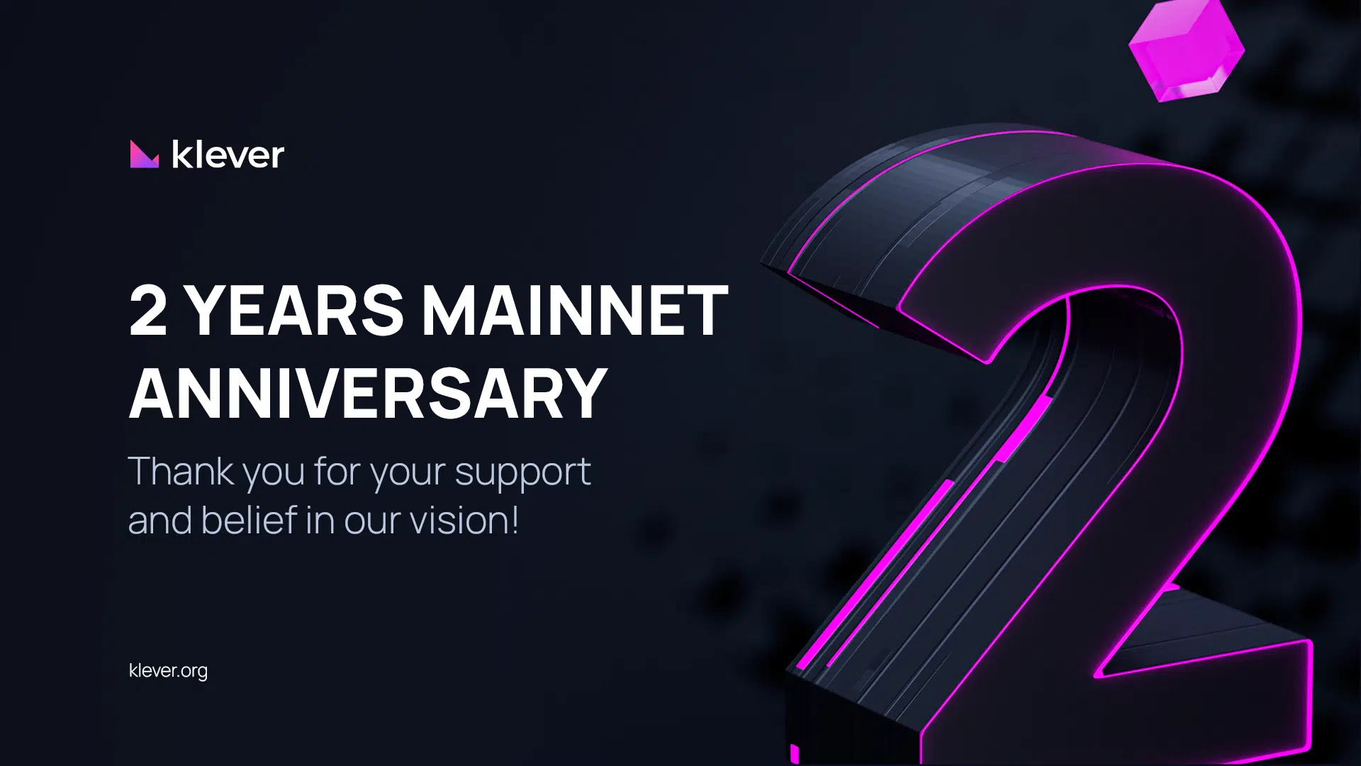 2 years mainnet anniversary